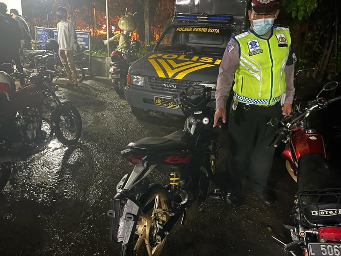 razia balap liar kota kediri