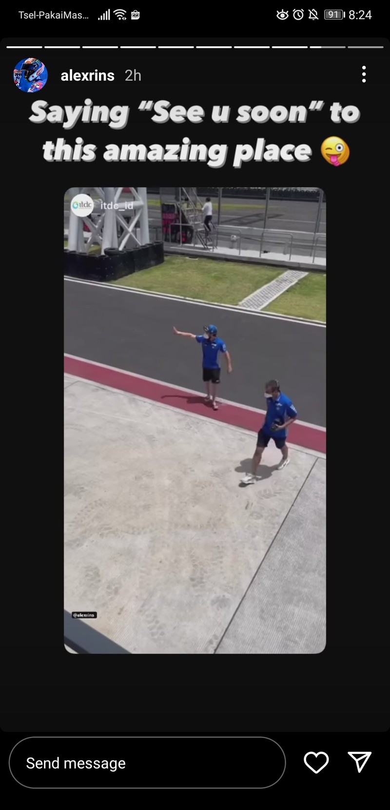 Rider MotoGP selamat tinggal