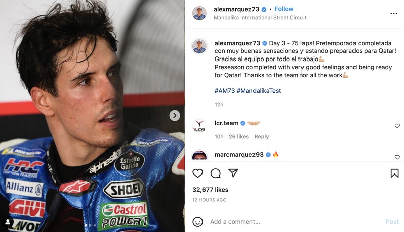 Rider MotoGP selamat tinggal