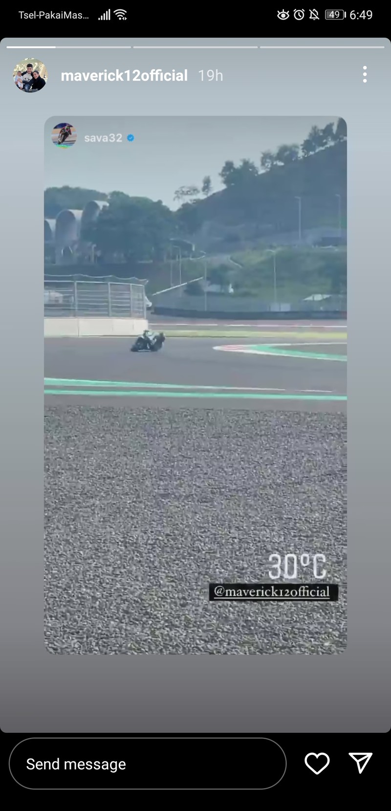 Rider MotoGP selamat tinggal