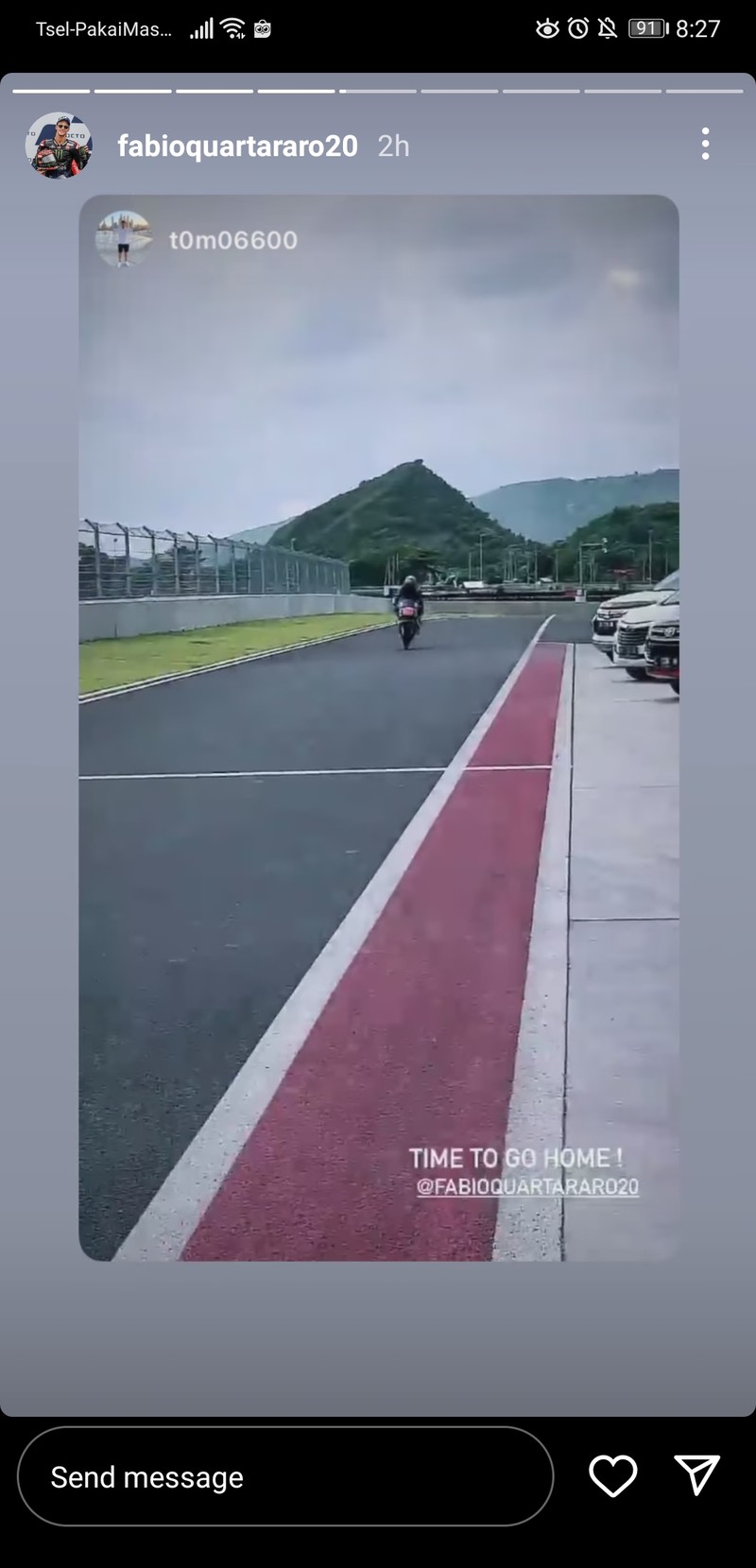 Rider MotoGP selamat tinggal