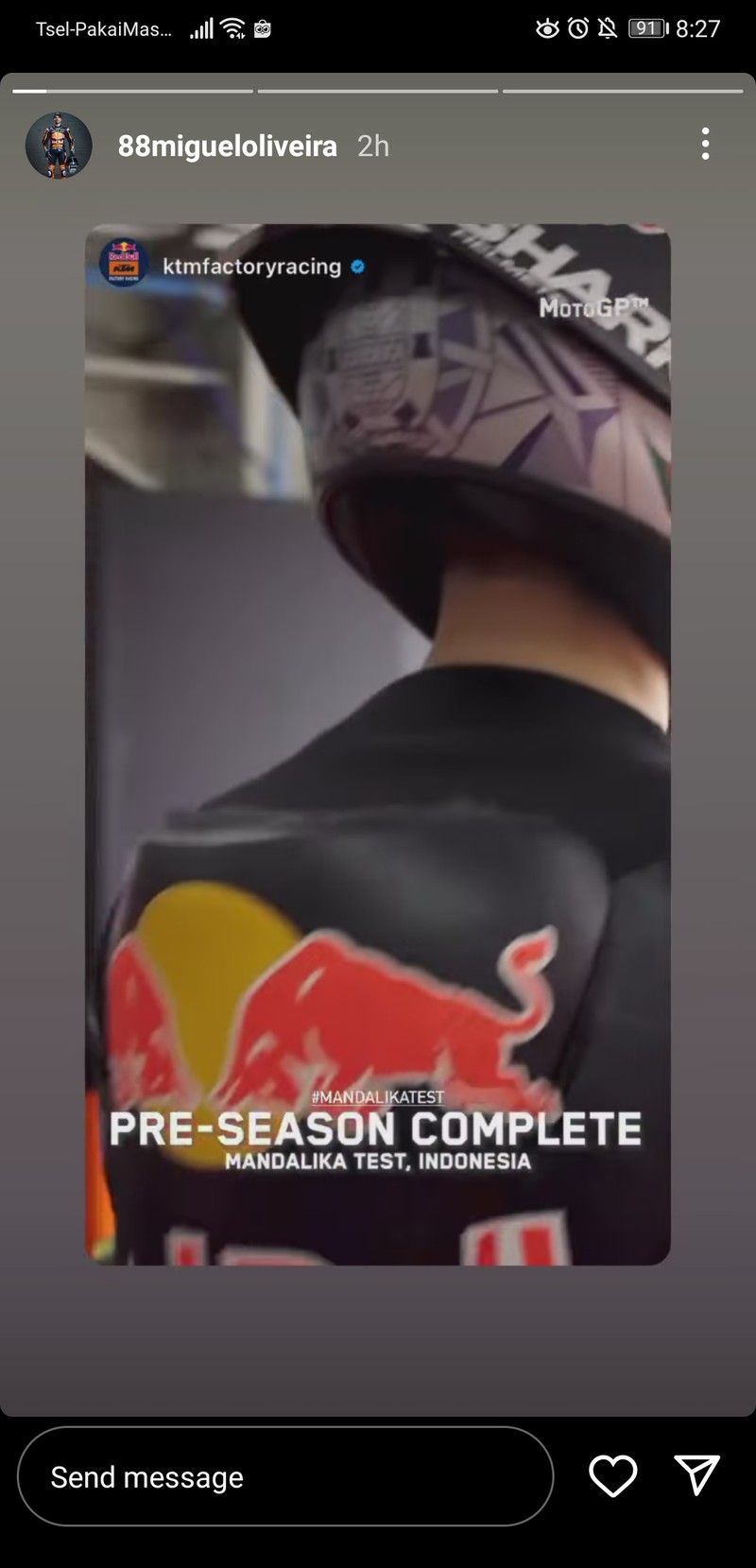 Rider MotoGP selamat tinggal