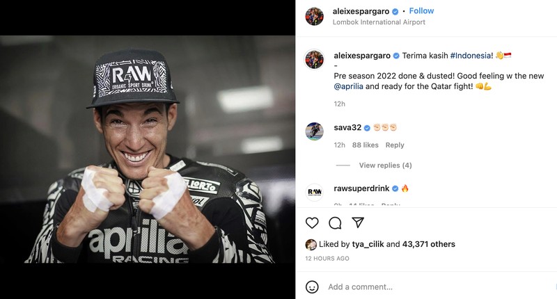 Rider MotoGP selamat tinggal