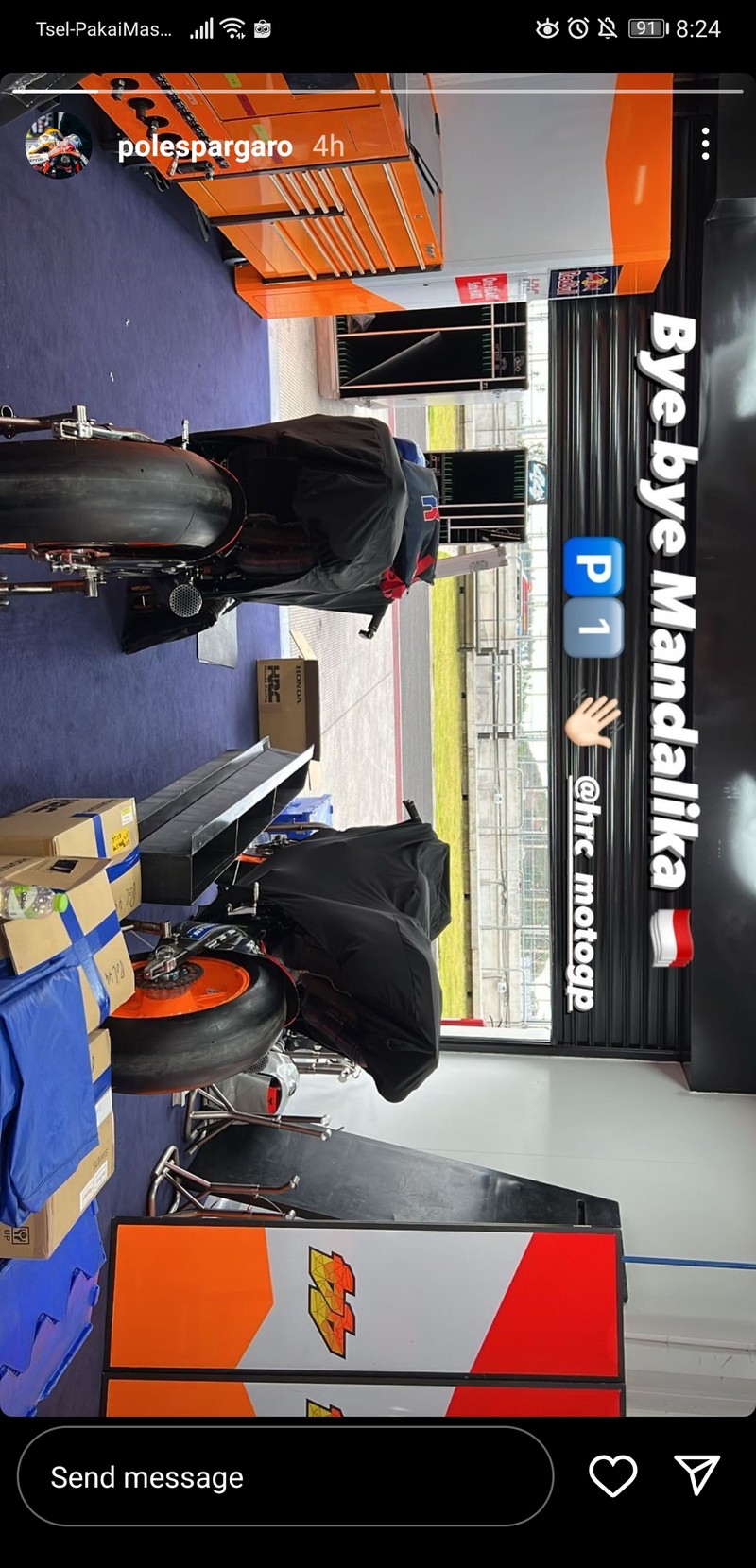 Rider MotoGP selamat tinggal