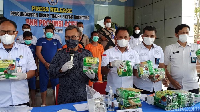 BNNP Aceh mengamankan sabu 14 kilogram dari tangan 3 pengedar