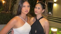 Setiap malam, ia selalu menyempatkan diri untuk bertemu teman-temannya. Mengenakan pakaian berwarna hitam, Belleza tampak begitu anggun dengan gaya yang tidak berlebihan. Foto: Instagram/belleza_17