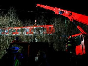 Tabrakan Kereta Komuter di Munich Jerman, 1 Tewas -10 Orang Terluka