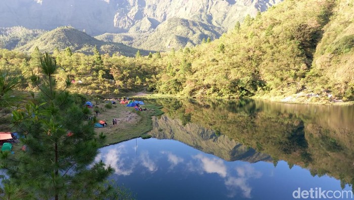 Indahnya Danau Tanralili di Gowa, Sulsel. (Syachrul Arsyad/detikSulsel)