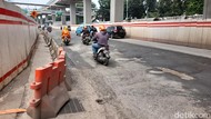 Tambalan Jl Rasuna Said Rusak Terus, Bina Marga DKI: Curah Hujan Masih Tinggi