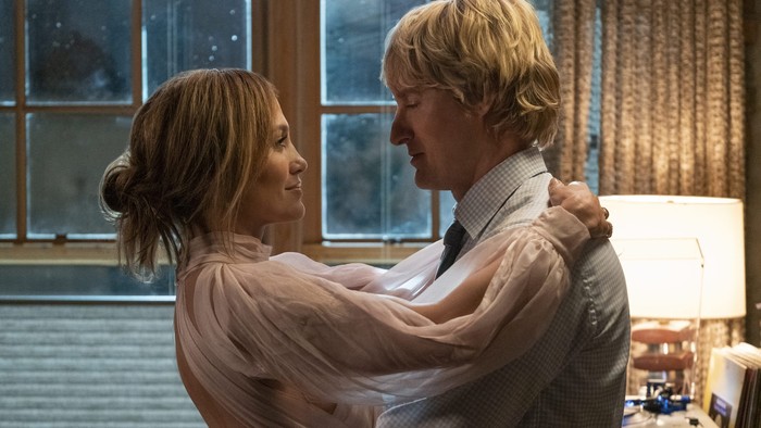 Marry Me diperankan Jennifer Lopez dan Owen Wilson, sebuah komedi romantis yang menyenangkan.