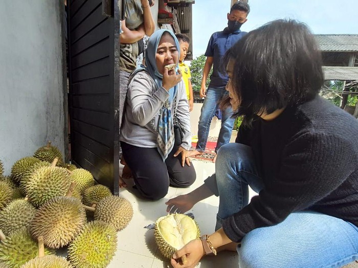 Pedagang Durian Khas Mojokerto