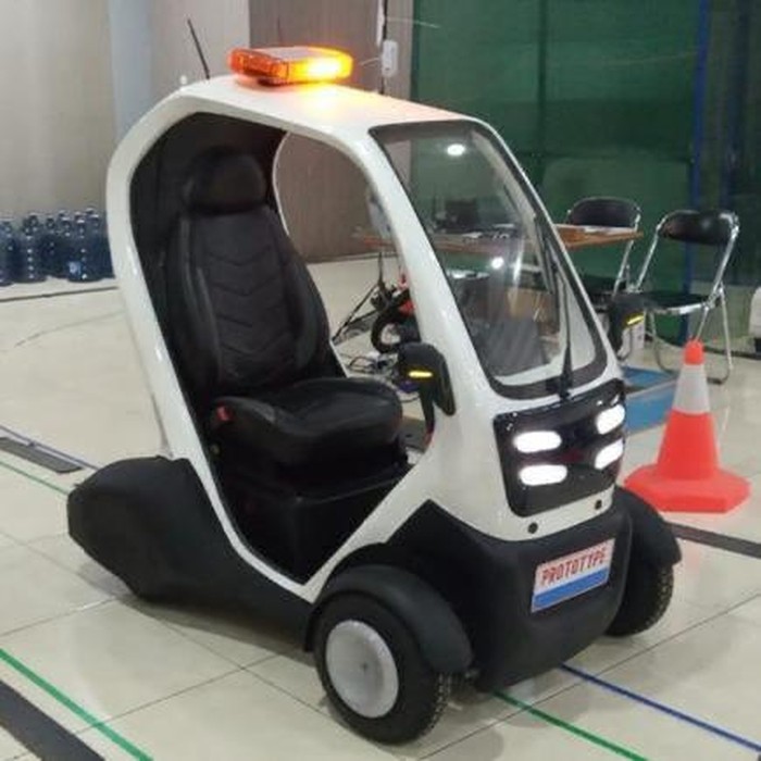 Pernah Lihat Mobil Listrik Tanpa Sopir? Nih Wujudnya Badan Riset dan Inovasi Nasional (BRIN) melalui Organisasi Riset Ilmu Pengetahuan Teknik (OR IPT) mengembangkan kendaraan listrik bersifat otonom. Begini bentuknya.