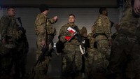 Mereka termasuk di antara tentara yang dikirim oleh Departemen Pertahanan dalam demonstrasi komitmen Amerika kepada sekutu NATO yang khawatir potensi invasi Rusia ke Ukraina.