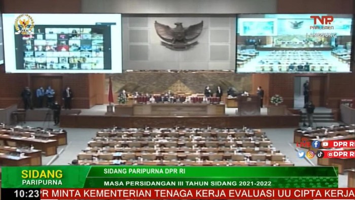 Rapat Paripurna DPR RI