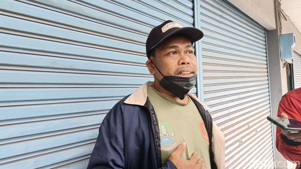 Saksi kasus pembegalan terhadap Aipda Edi di Bekasi (Fakhri Fadlurrohman/detikcom)