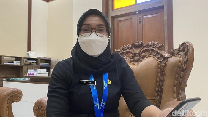 Sekertaris Dinas Kesehatan Kabupaten Blora Willys Yuniati, Selasa (15/2/2022).