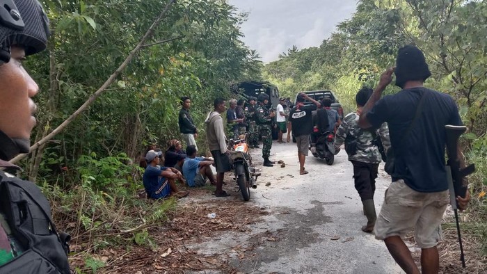 Warga 2 desa berkonflik di Maluku Tengah, Maluku (Dok. Istimewa)