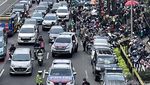 Ada Demo Buruh, Begini Kondisi Lalin Depan Kemenaker
