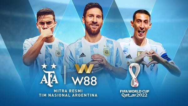 Asosiasi Sepak Bola Argentina Gandeng W88 Sebagai Sponsor Resmi