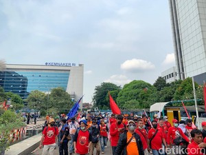 Geger Aturan JHT Berujung Pedemo Geruduk Kantor Menaker