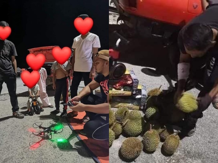 Barter durian dan mainan