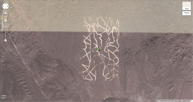 Fotoinet kumpulan potret keren dan aneh di Google Earth