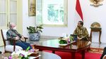 Intip Gaya Jokowi Ngobrol Bareng Petinggi Bank Dunia