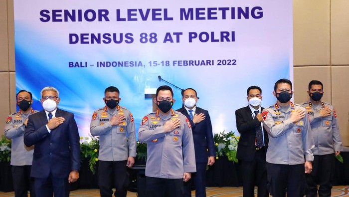 Kapolri Jenderal Listyo Sigit Prabowo hadiri Senior Level Meeting Densus 88 AT di Bali