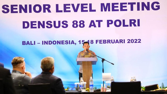 Kapolri Jenderal Listyo Sigit Prabowo hadiri Senior Level Meeting Densus 88 AT di Bali