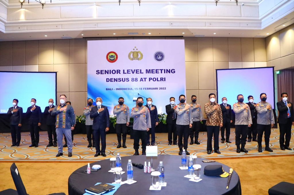 Kapolri Jenderal Listyo Sigit Prabowo hadiri Senior Level Meeting Densus 88 AT di Bali