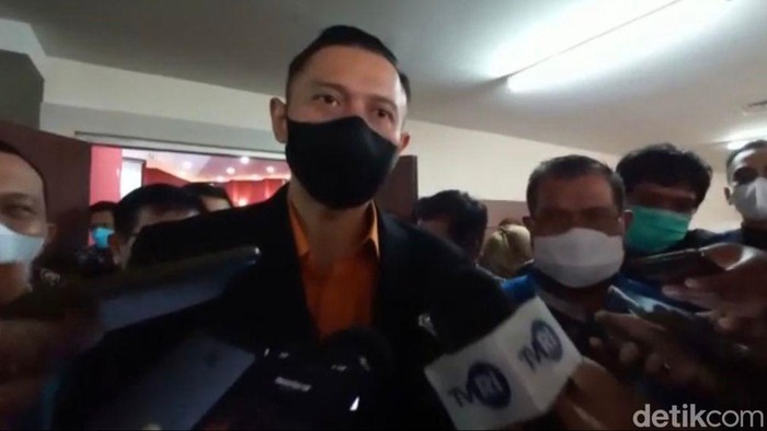 Ketum Demokrat Agus Harimurti Yudhoyono (AHY) di UNM Makassar. (Isman/detikcom)