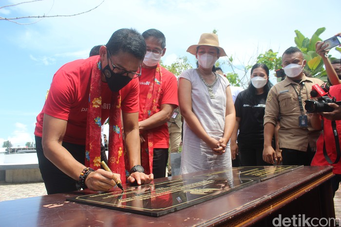 Kunjungan Sandiaga di Bitung