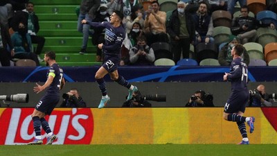 Manchester City Pesta Gol di Kandang Sporting