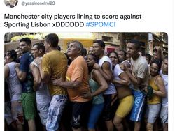 Meme Lucu Manchester City Gunduli Sporting Lisbon