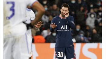 Messi tercatat belum pernah mencetak gol atau membukukan assist melawan Madrid sejak Ronaldo pindah ke Juventus. Foto: Twitter