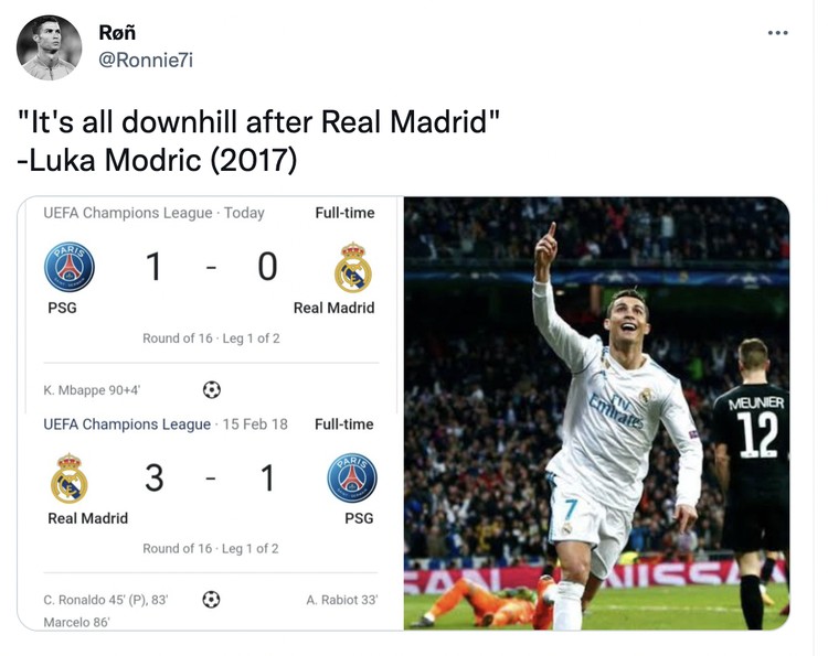 Meme PSG Madrid