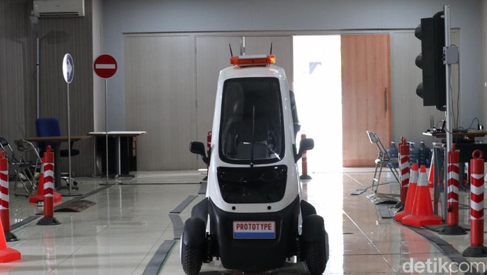 Mobil listrik tanpa awak yang tengah dikembangkan BRIN