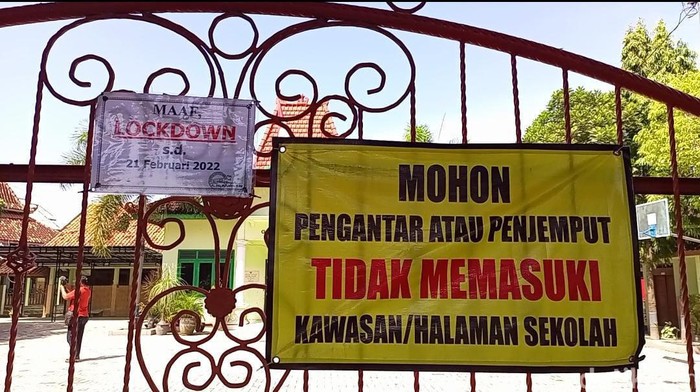Sekolah Dasar Negeri (SDN) 2 Leteh, Rembang, Rabu (16/2/2022)