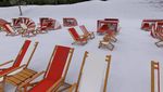 Potret Snow Beach, Nuansa Pantai di Tengah Salju