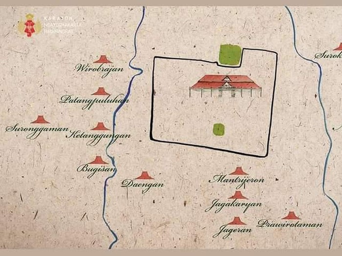 Wilayah selatan kebanyakan tempat tinggal Prajurit, seperti: Wirabrajan (Prajurit Wirabraja), Bugisan (Prajurit Bugis), Jagakaryan (Prajurit Jagakarya), Mantrijeron (Prajurit Mantijero) dan sebagainya.