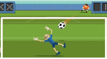 Kali ini Google menawarkan pecinta sepak bola, untuk mencoba Soccer 2012. Tapi ingat, detikers hanya dapat mengisi posisi sebagai seorang kiper. Foto: (Google).