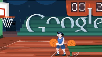 Mengaku pemain basket? Detikers bisa mencoba memainkan game Google Basketball 2012. Tidak perlu khawatir, ini tidak sulit sama sekali. Foto: (Google).