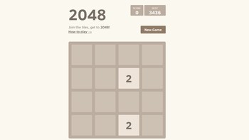 Bisa dikatakan, 2048 menjadi game gratis Google yang paling seru. Karena memaksa pemain untuk menghasilkan total angka 2048. Foto: (Google).