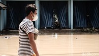 Foto: Kini, air mulai menyurut (Fakhri Fadlurrohman/detikcom)