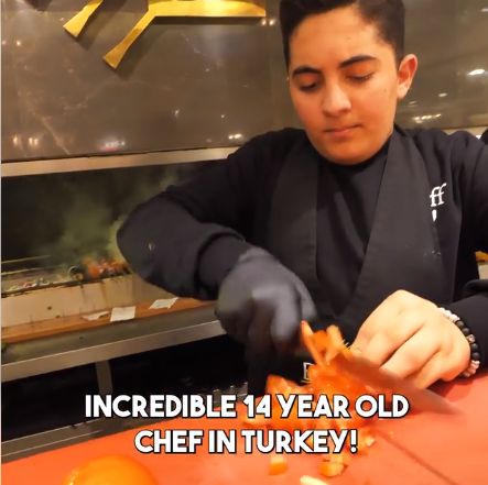 Chef Muda di Turki Berusia 14 Tahun