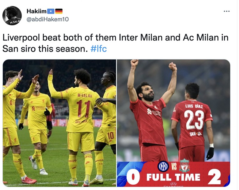Meme Inter Milan Liverpool