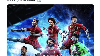 Liverpool dalam 7 pertandingan di Liga Champions musim ini terus membukukan kemenangan. Foto: Twitter