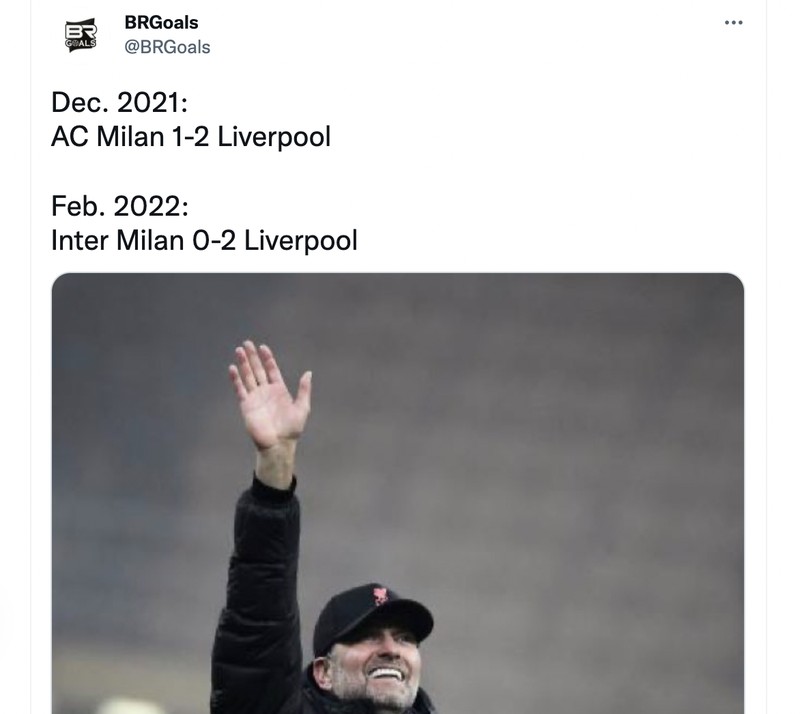 Meme Inter Milan Liverpool