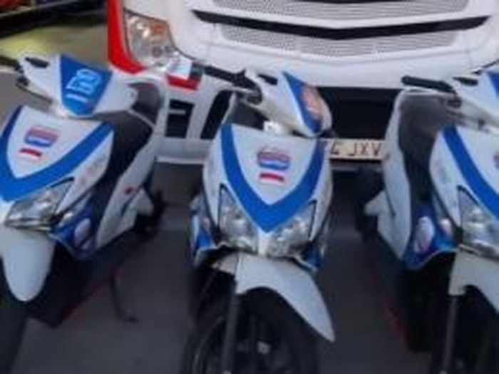 Motor paddock Pertamina Mandalika SAG Team