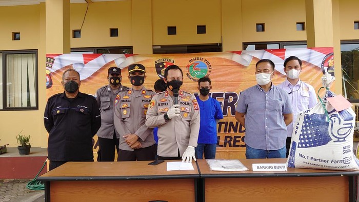 Polisi tangkap bajing loncat di Cilegon (M Iqbal-detikcom)